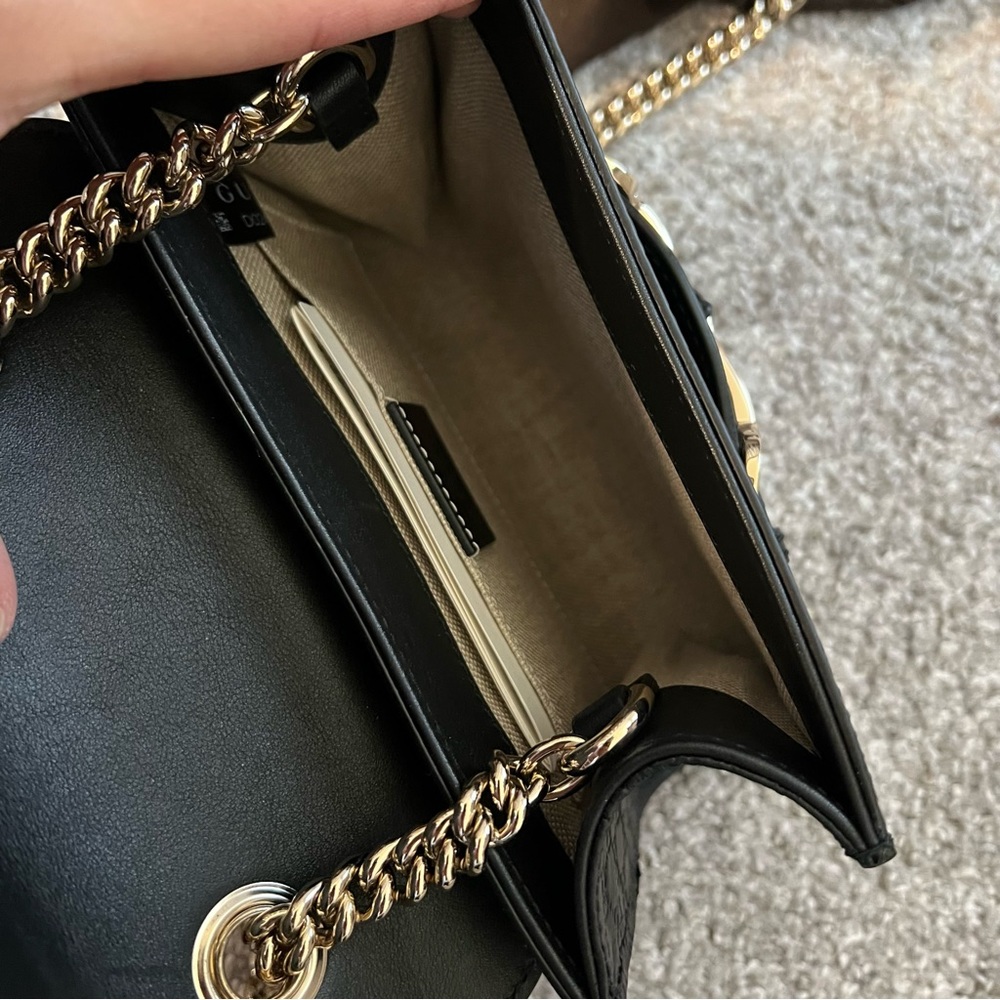 Gucci Emily crossbody bag NWT black - Picture 6 of 9
